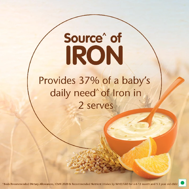 Nestle Cerelac Baby Cereal with Milk with Wheat Orange From 8 to 24 Months Stage 2, 300 g-5.webp